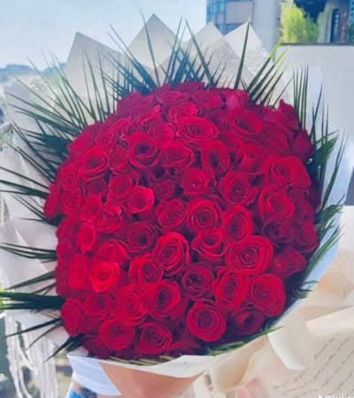 Buchete de Flori - "Empire Rouge" – Buchet 101 trandafiri