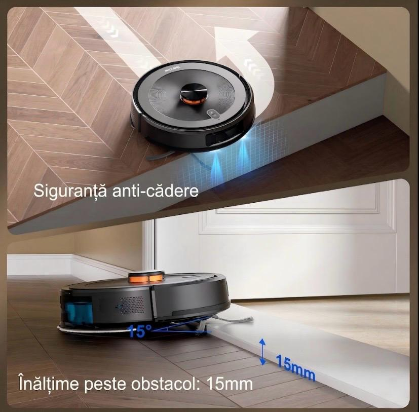 aspirator robot 3 in 1 cu functie de maturare,aspirare si mop.Teendow D10S MAX.  programare si control din aplicatie teendow. [6]