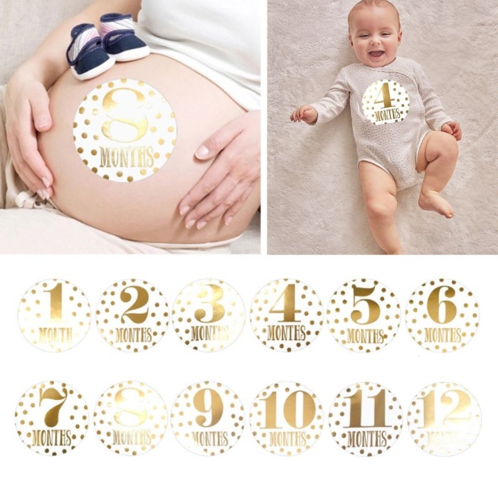 Autocolante Aurii “Primele 12 luni” Drool [3]