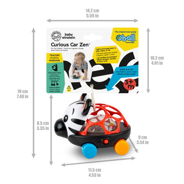 Baby Einstein - Masinuta zornaitoare "Curious Car Zen Oball" [4]