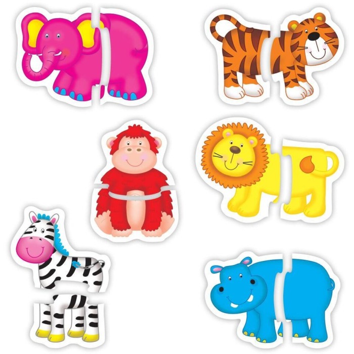 Baby Puzzle: Animale din jungla (2 piese) [3]