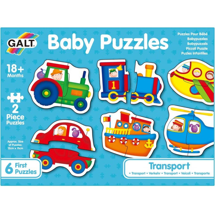 Baby Puzzles: Set de 6 puzzle-uri Transport (2 piese) [2]