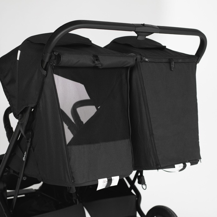 BabyGo - Carucior pliabil pentru gemeni GoTwice, Grey [6]