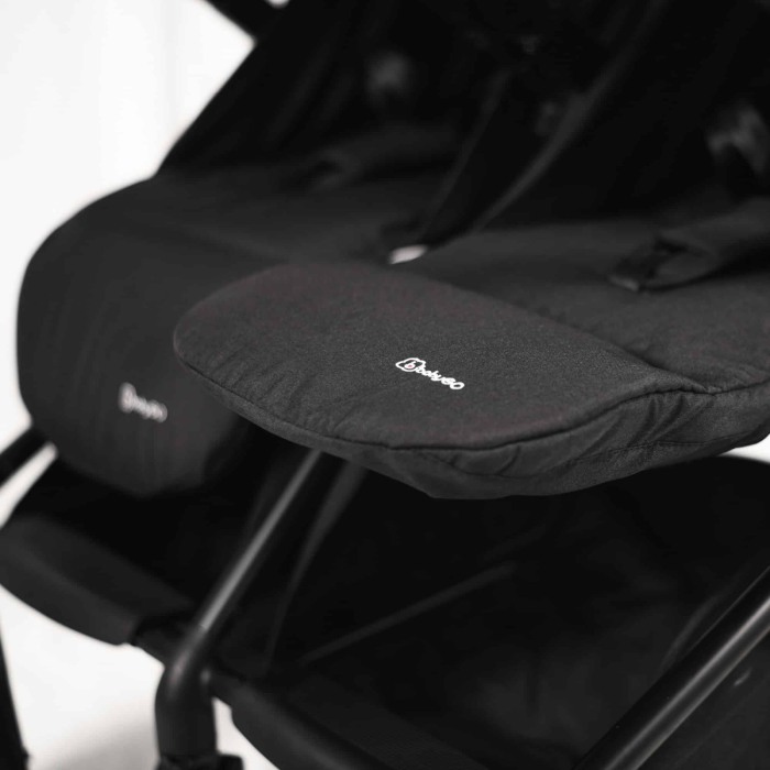 BabyGo - Carucior pliabil pentru gemeni GoTwice, Grey [5]