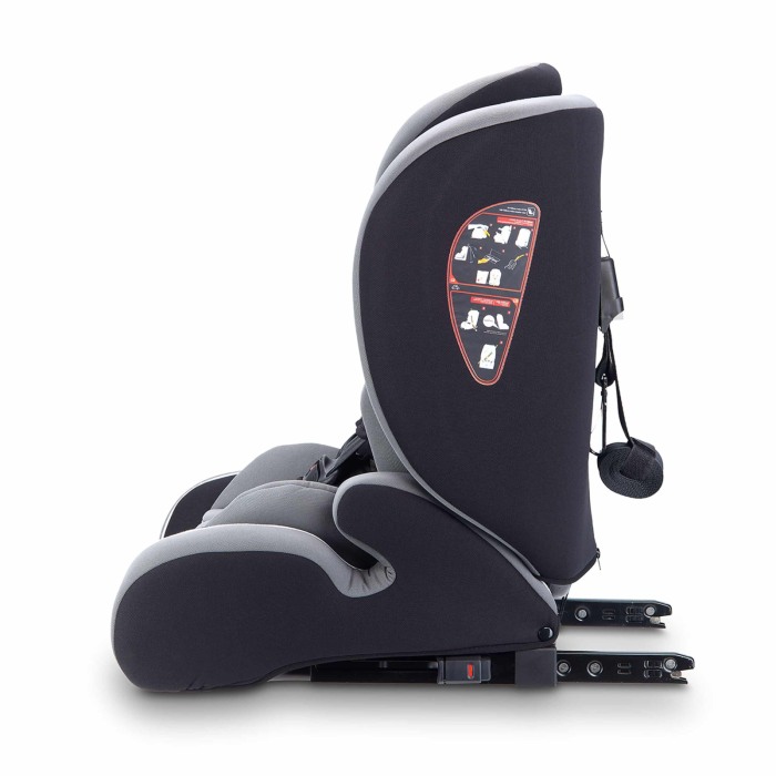 BabyGo - Scaun auto i-Size FreeFix Grey, 76-150 cm, certificat R129 [6]