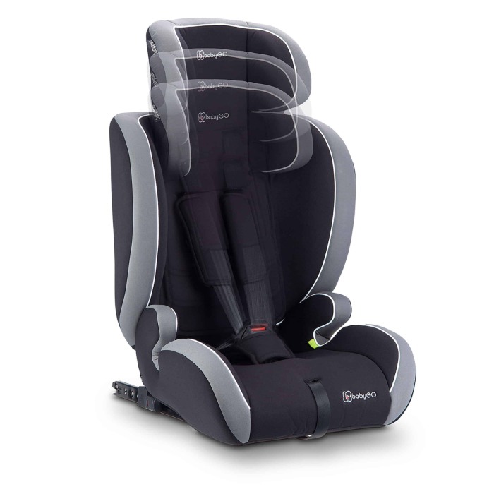 BabyGo - Scaun auto i-Size FreeFix Grey, 76-150 cm, certificat R129 [8]