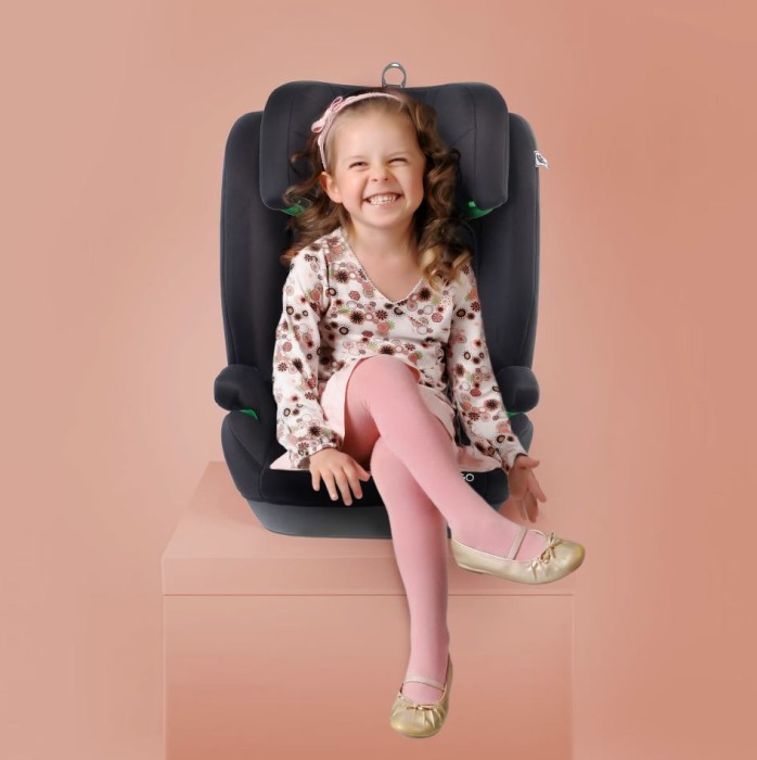 BabyGo - Scaun auto SafeChild2 Black, 100-150 cm, certificat R129 [6]