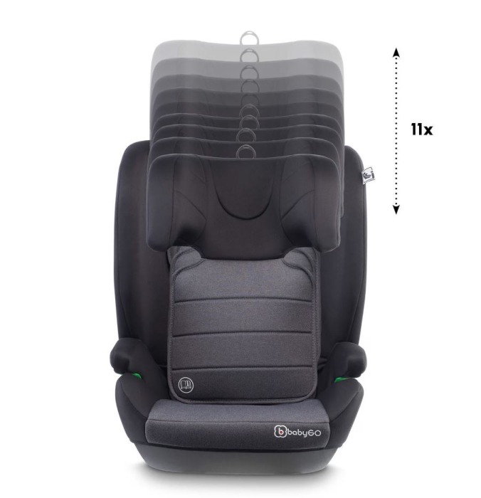 BabyGo - Scaun auto SafeChild2  Grey, 100-150 cm, certificat R129 [9]