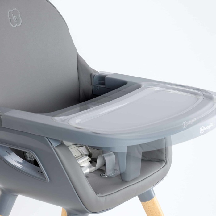 BabyGo - Scaun de masa transformabil Scandi Grey [7]