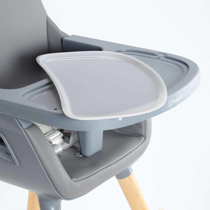 BabyGo - Scaun de masa transformabil Scandi Grey [6]