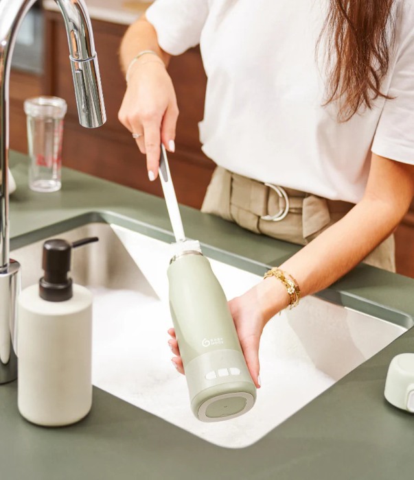 Babymoov - Moov & Feed Incalzitor de biberoane portabil si reincarcabil, Sage Green [2]