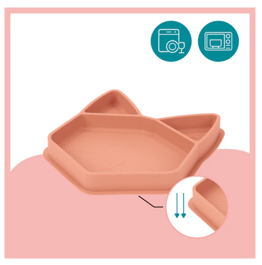 Babymoov - Tava anti-alunecare pentru mancare in forma de Vulpita [3]