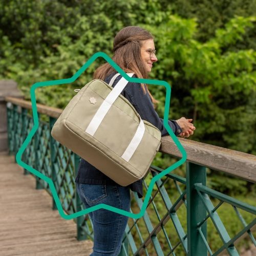 Badabulle - Geanta pentru scutece tip bowling Olive [2]