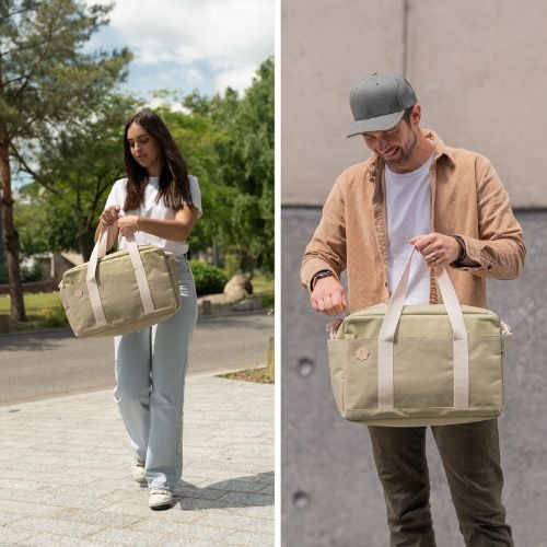 Badabulle - Geanta pentru scutece tip bowling Olive [3]