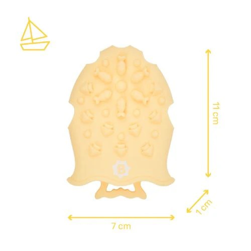 Badabulle - Perie de masaj din silicon pentru scalpul bebelusului [7]