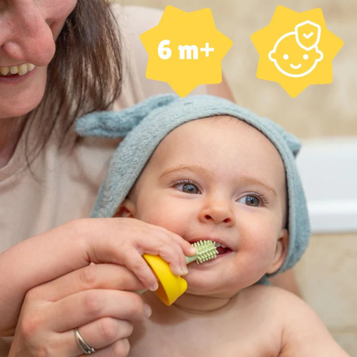 Badabulle - Periuta de dinti din silicon pentru bebelusi [6]