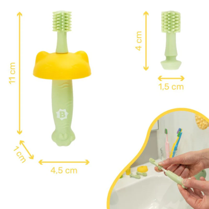 Badabulle - Periuta de dinti din silicon pentru bebelusi [9]