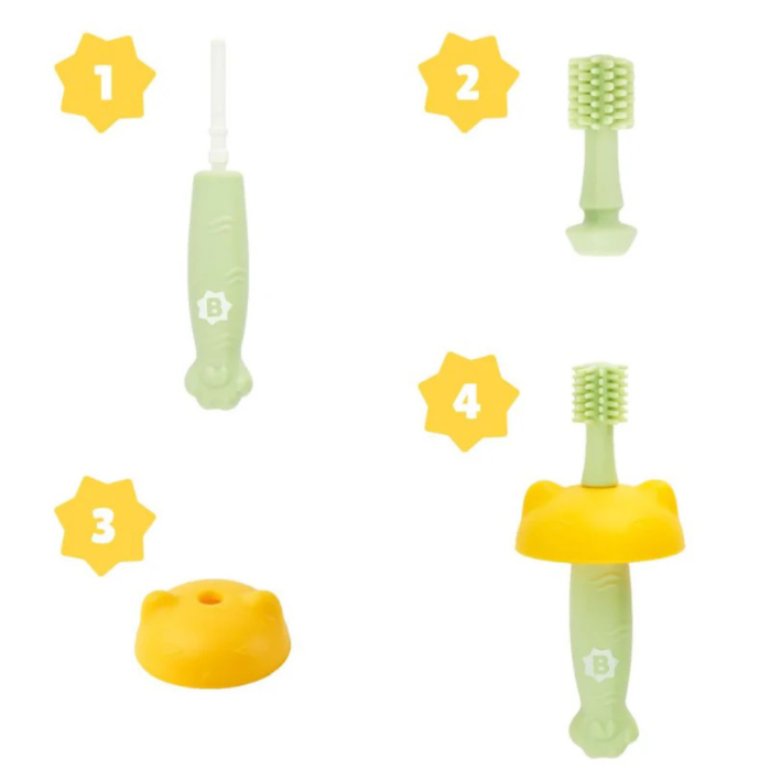 Badabulle - Periuta de dinti din silicon pentru bebelusi [7]