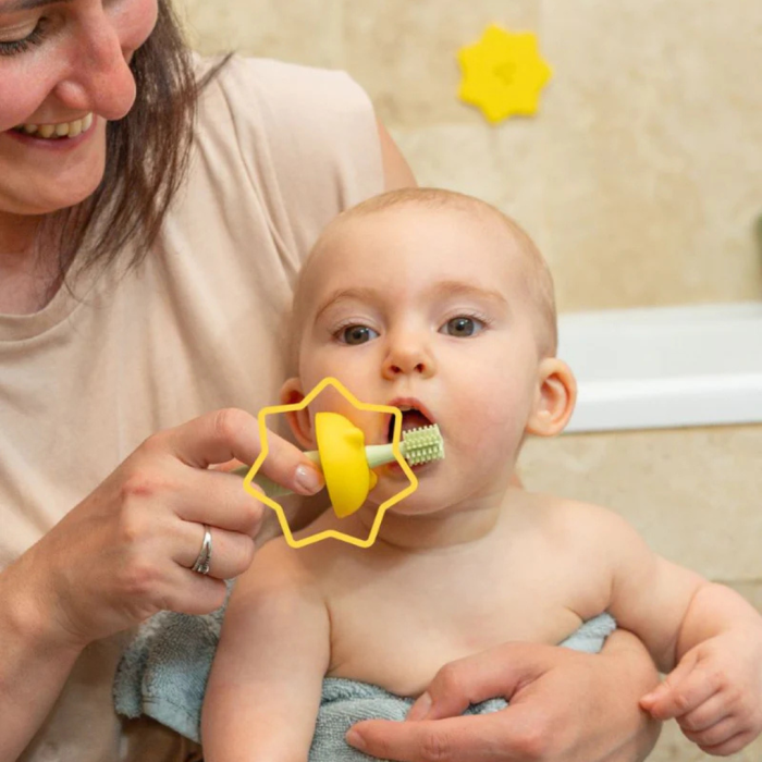 Badabulle - Periuta de dinti din silicon pentru bebelusi [5]