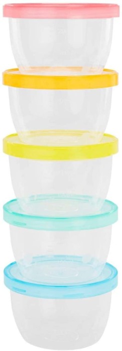 Badabulle - Set 5 recipiente etanse pentru pastrarea hranei [5]