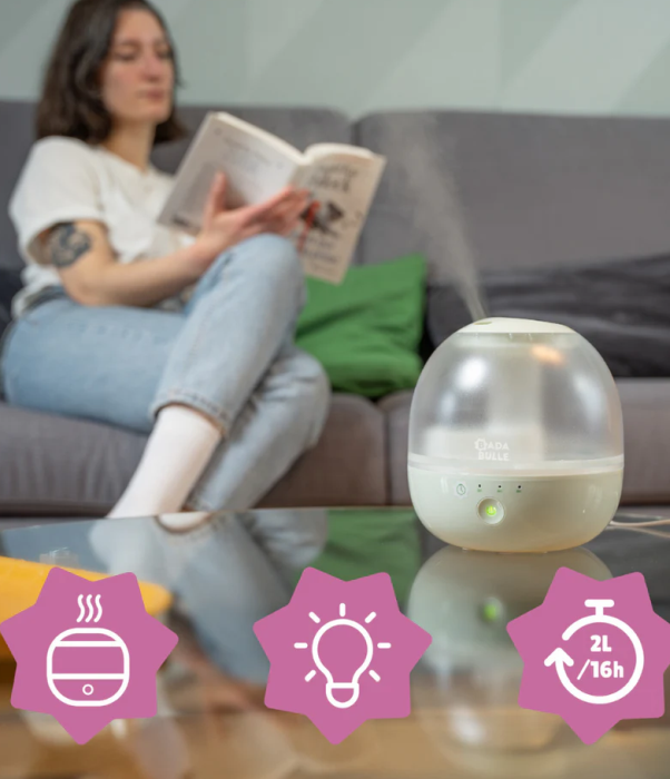 Badabulle - Umidificator si lampa de Veghe Bubble [9]