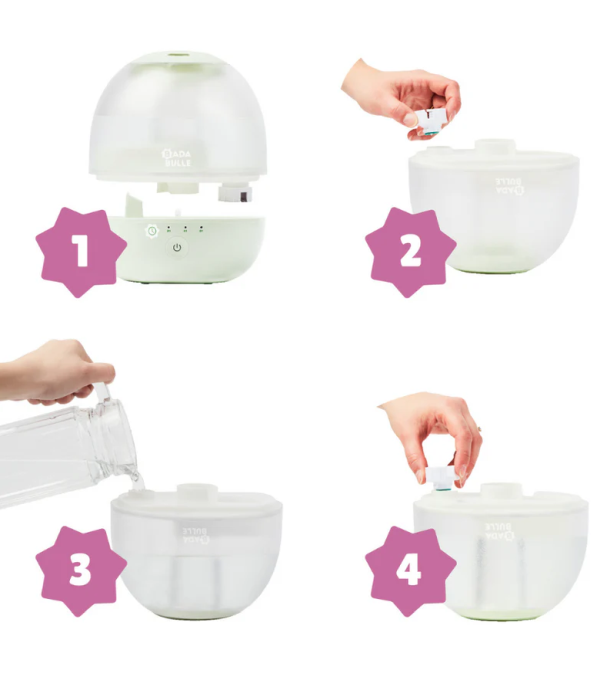 Badabulle - Umidificator si lampa de Veghe Bubble [4]