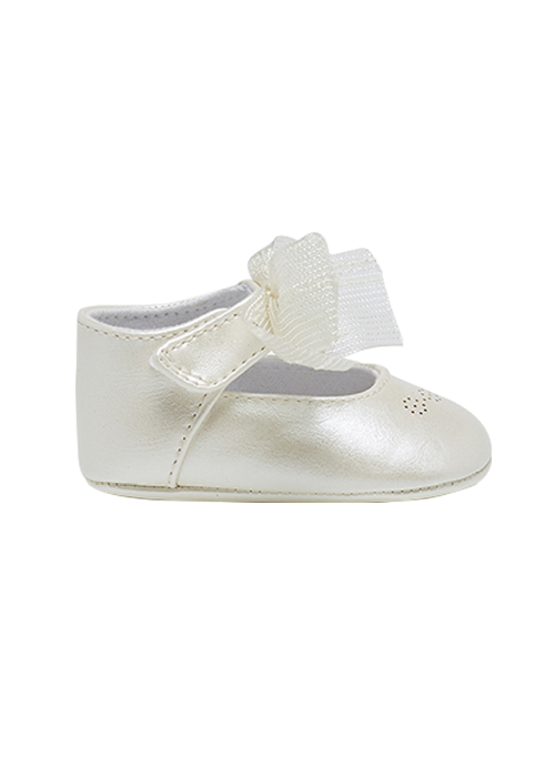 Balerini perforatii cu funda - Bej - Mayoral 19 [2]