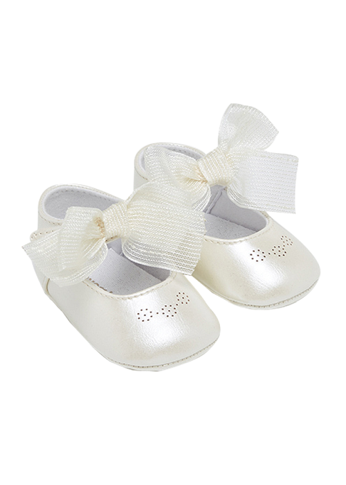 Balerini perforatii cu funda - Bej - Mayoral 19 [4]