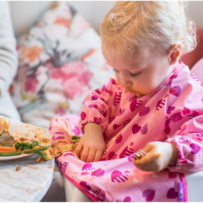 Baveta cu maneci si ventuze - Inimioare [4]