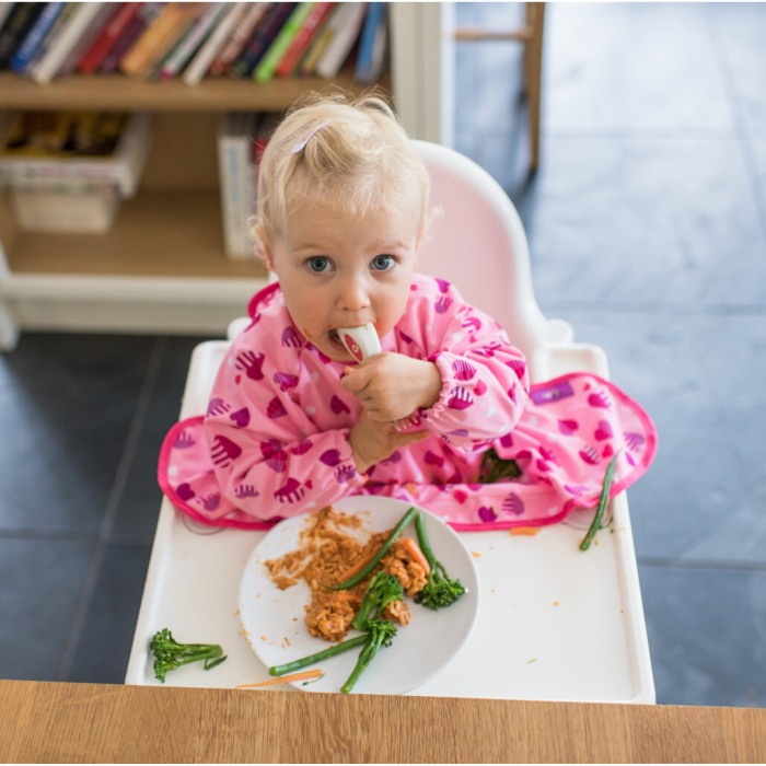 Baveta cu maneci si ventuze - Inimioare [5]