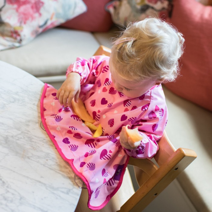 Baveta cu maneci si ventuze - Inimioare [6]