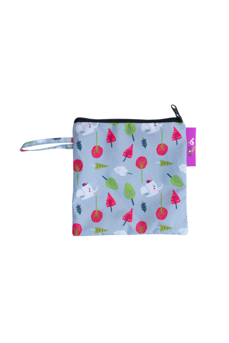 Baveta lunga cu buzunar - Copacei colorati [3]