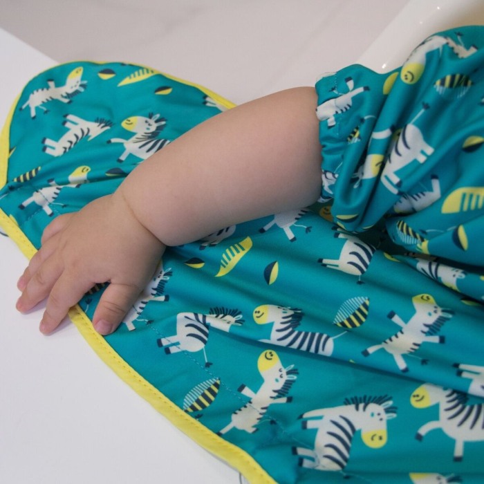 Baveta maneci scurte cu ventuze - Zebre vesele [5]