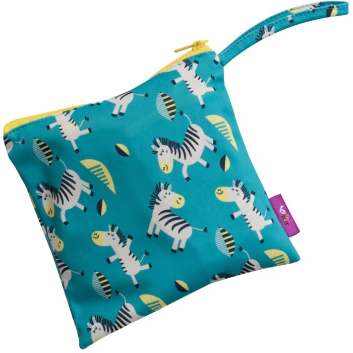 Baveta maneci scurte cu ventuze - Zebre vesele [4]