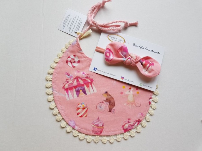 Baveta muselina  fluturi, inimioare, stelute Circ [2]