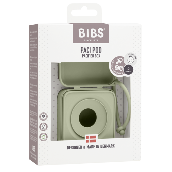 BIBS - Cutie multifunctionala pentru depozitare suzete, Sage [5]