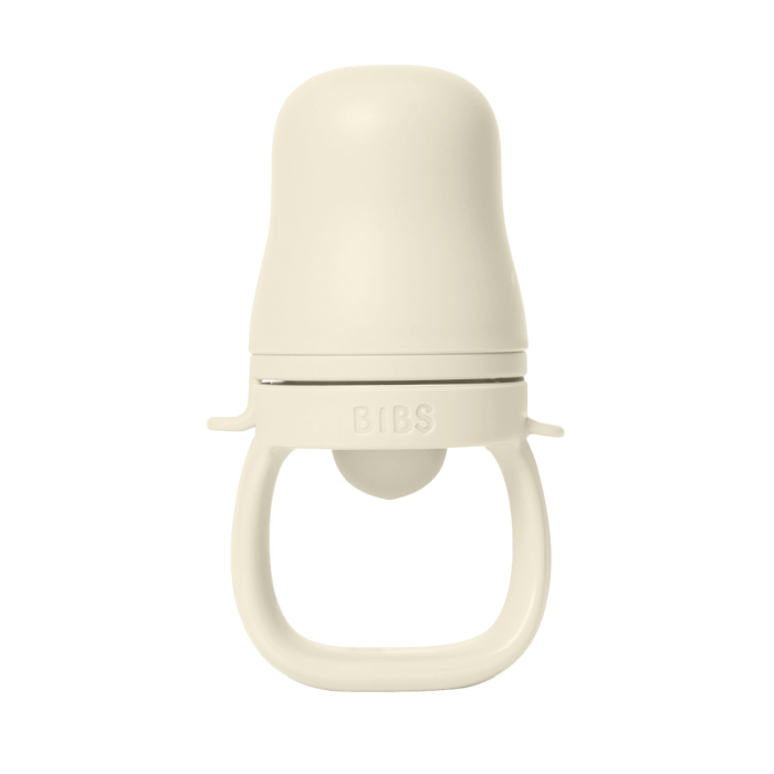 BIBS - Dispozitiv de hranire Baby Feeder cu 2 tetine din silicon, Ivory [2]