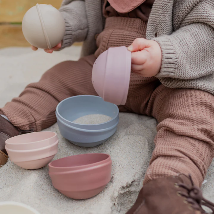 BIBS -  Jucaria Turnul Wobbly, Pastel Rainbow [6]