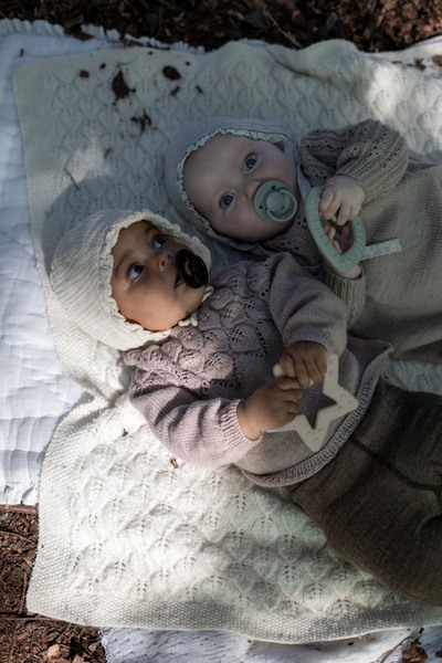 BIBS - Jucarie de dentitie in forma de inima, Ivory [3]