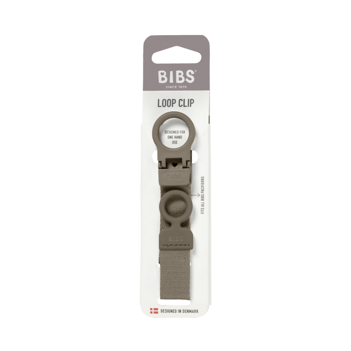 BIBS - Lantisor clip Loop pentru suzeta, Dark Oak [3]