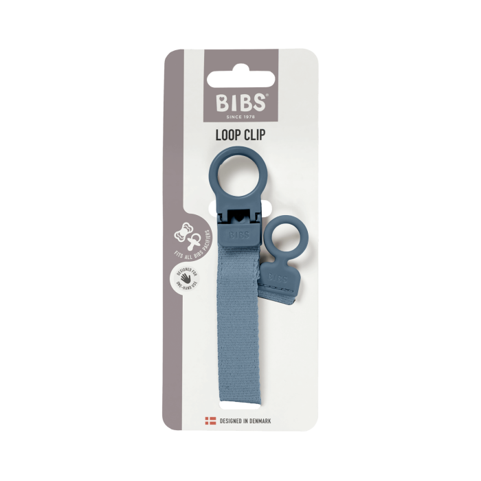 BIBS - Lantisor clip Loop pentru suzeta, Petrol [4]