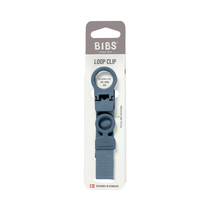 BIBS - Lantisor clip Loop pentru suzeta, Petrol [2]