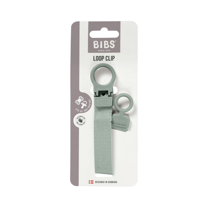 BIBS - Lantisor clip Loop pentru suzeta, Sage [2]