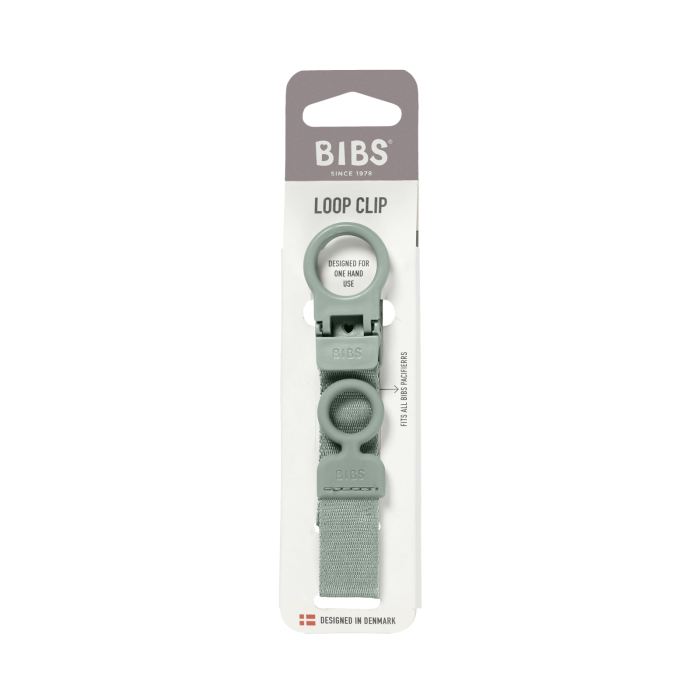 BIBS - Lantisor clip Loop pentru suzeta, Sage [4]