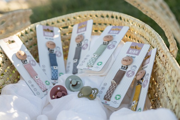 Bibs - Lantisor clip pentru suzeta, Sage/Ivory [3]