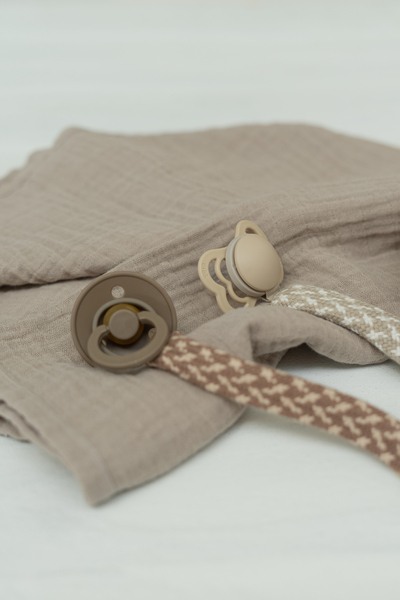 Bibs - Lantisor clip pentru suzeta, Sand/Ivory [4]