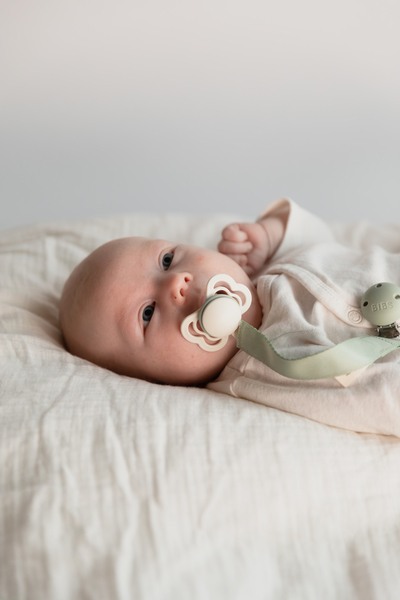 BIBS - Lantisor clip Ribbon pentru suzeta, Sage [2]