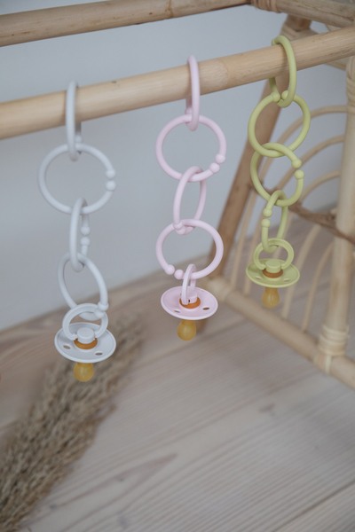 BIBS  - Set 12 inele multifunctionale, Sand/Dark Oak/Vanilla [2]