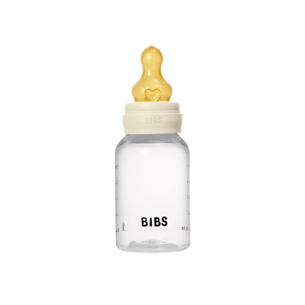 BIBS - Set complet biberon anticolici PP fara BPA, 150 ml, Latex, Ivory [2]
