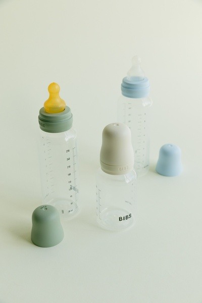 BIBS - Set complet biberon anticolici PP fara BPA, 150 ml, Latex, Sage [7]